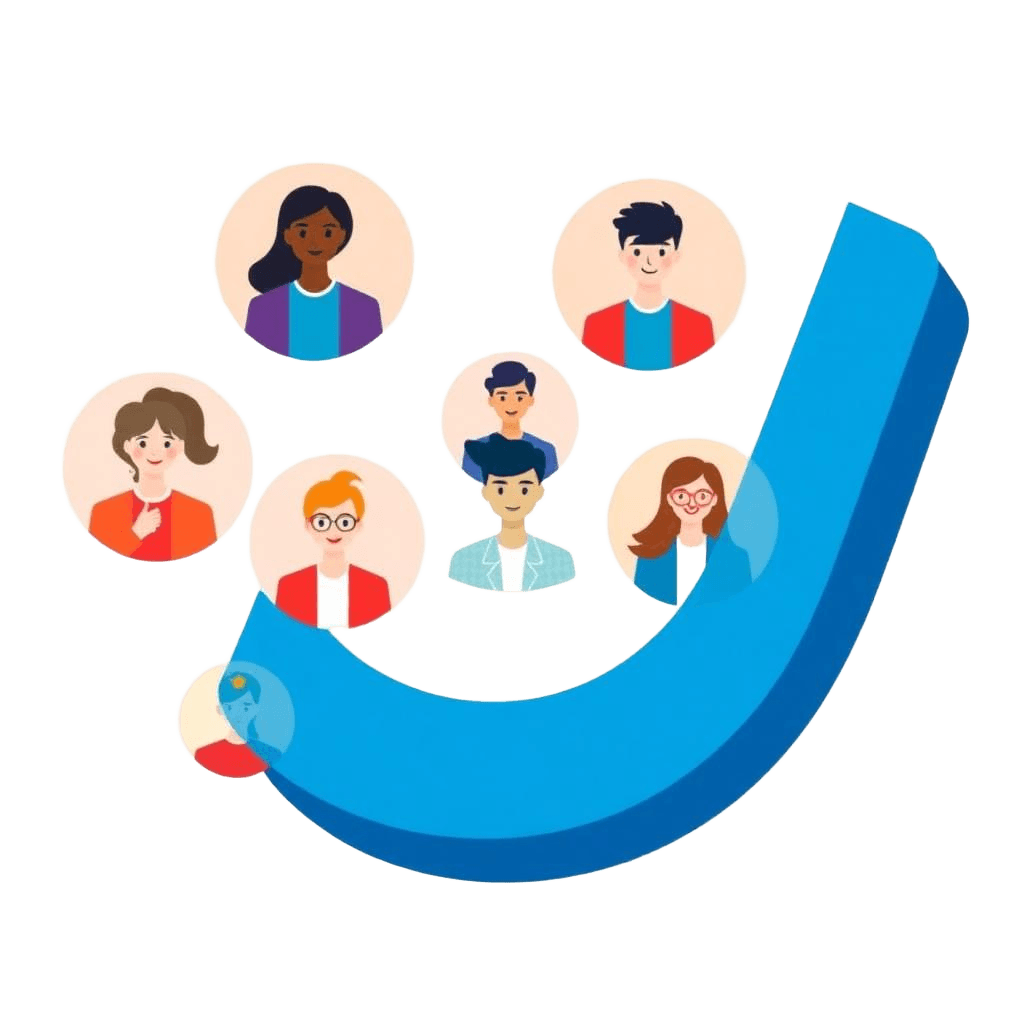 CRM lead magnet illustration